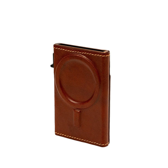 Tony Perotti Italian Leather Credit Card Pop-Up Wallet with MagSafe - RFID Protected